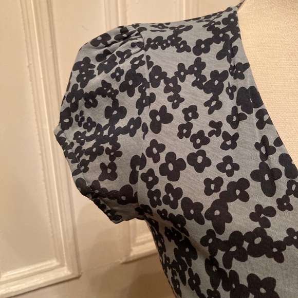 Tocca Blue and Black Midi Dress - Picture 5 of 10